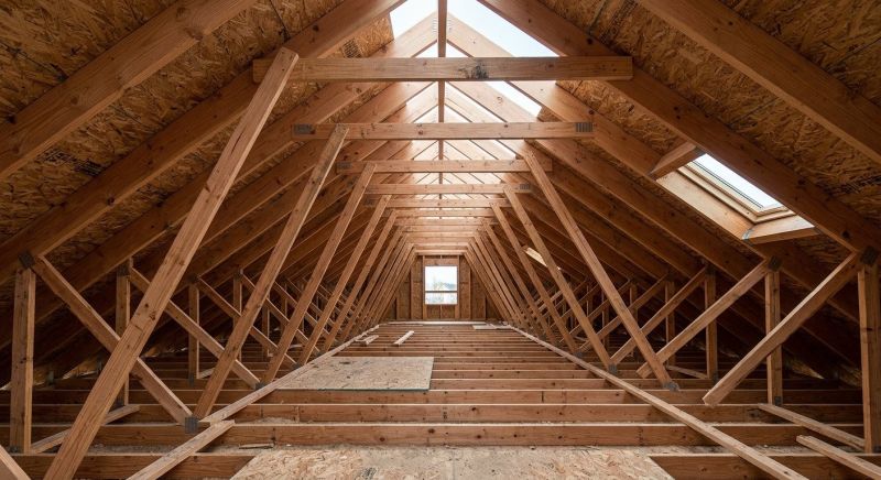 Attic Framing in Conroe, TX