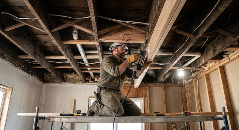 Ceiling Joist Repair in Kansas City, KS