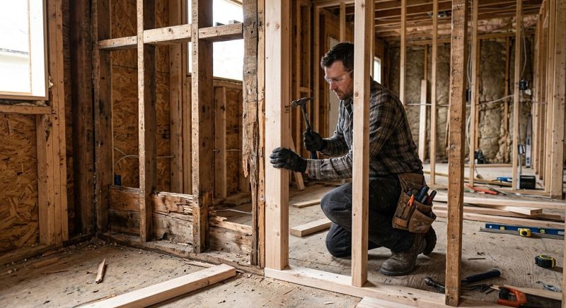 Damaged Framing Replacement in Wilmington, NC