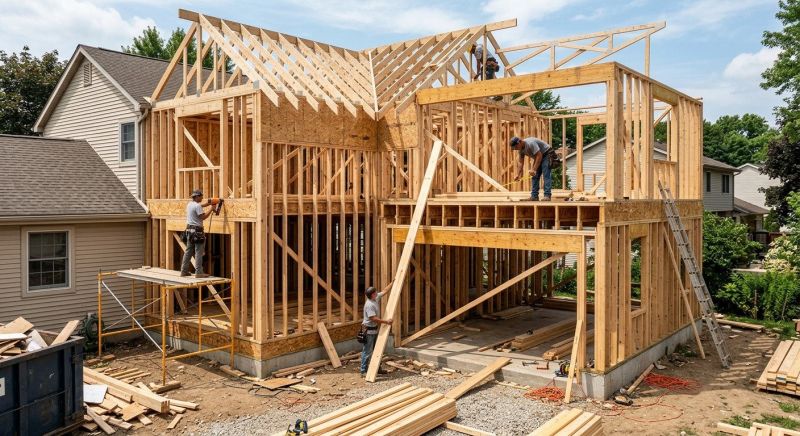Home Renovation Framing in Conroe, TX