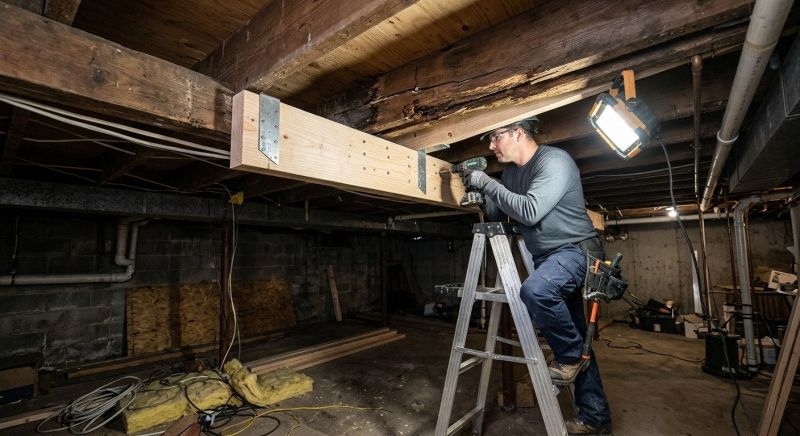 Ceiling Joist Repair in Kansas City, KS