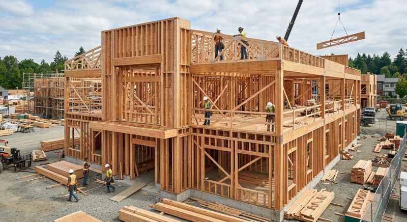 Construction Framing in Conroe, TX