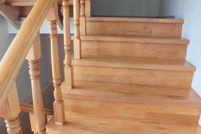 Curved Staircase Installation in Wilmington, NC