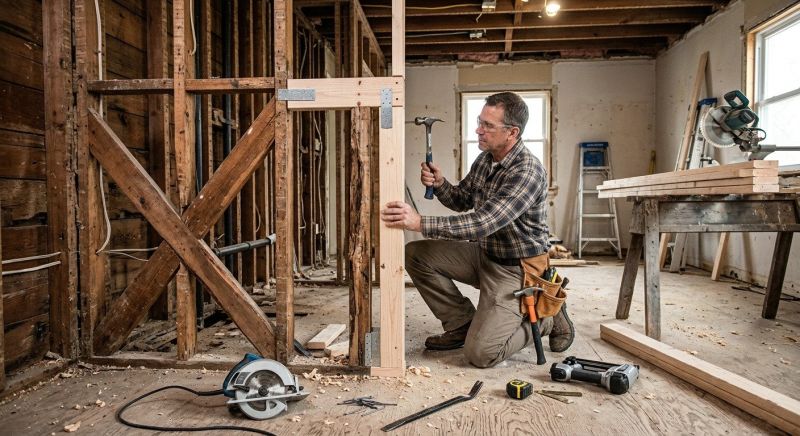 Damaged Framing Replacement in Wilmington, NC