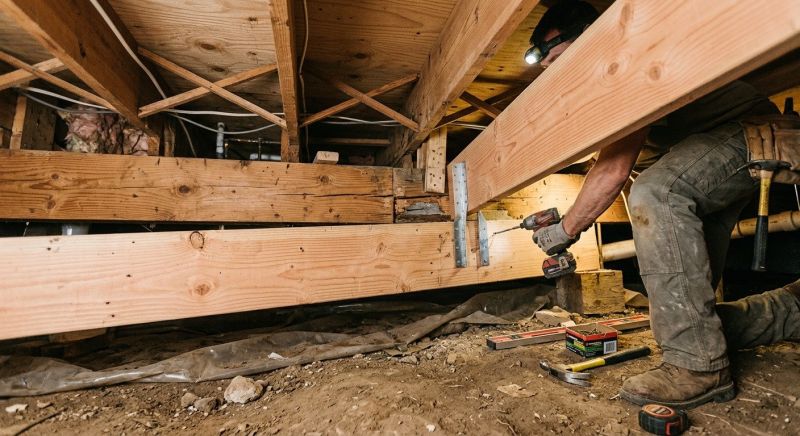 Floor Beam Repair in Wilmington, NC