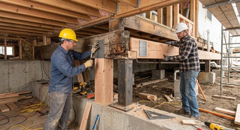 Floor Beam Repair in Kansas City, KS