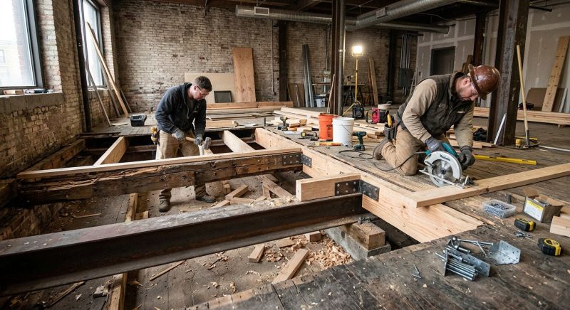 Floor Framing Replacement in Kansas City, KS