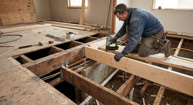Floor Joist Replacement in Conroe, TX
