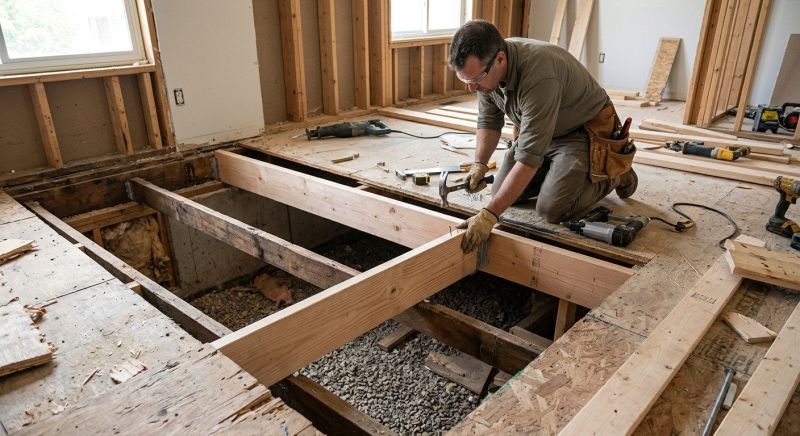 Floor Joist Replacement in Kansas City, KS