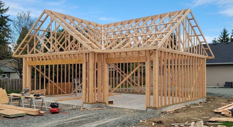 Garage Framing in Conroe, TX