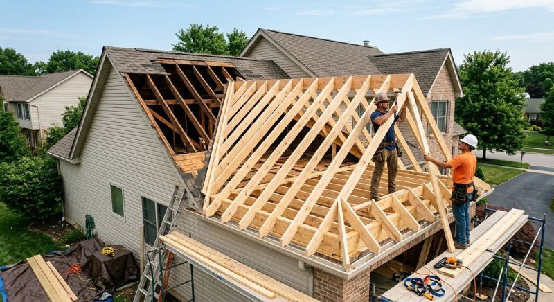 Hip Roof Framing in Kansas City, KS