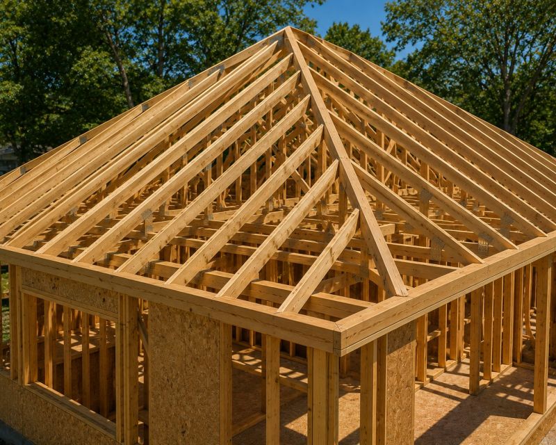 Hip Roof Framing in Kansas City, KS
