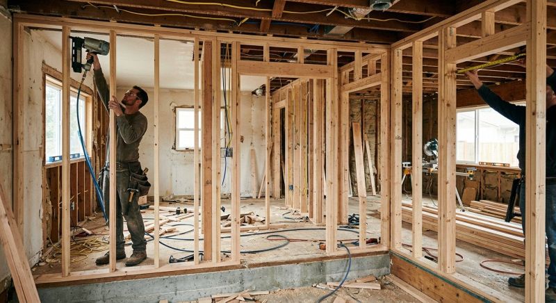 Home Remodeling Framing in Kansas City, KS