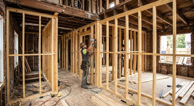 Home Renovation Framing in Kansas City, KS