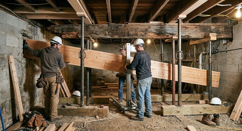 House Beam Repair in Kansas City, KS