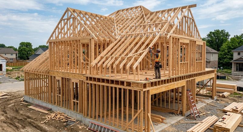House Framing in Conroe, TX