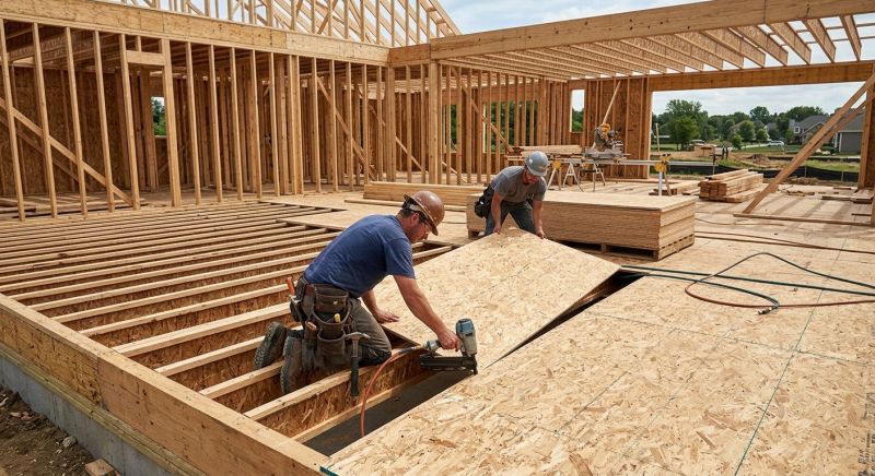 Plywood Flooring Installation in Kansas City, KS