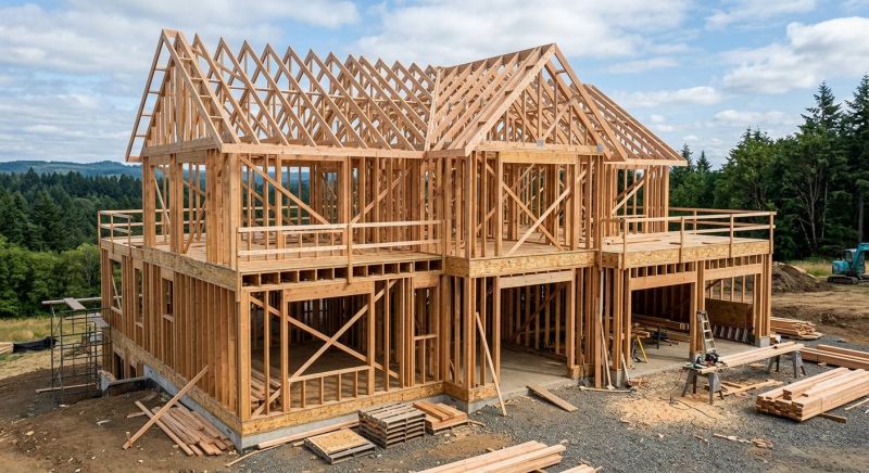 Porch Framing in Conroe, TX