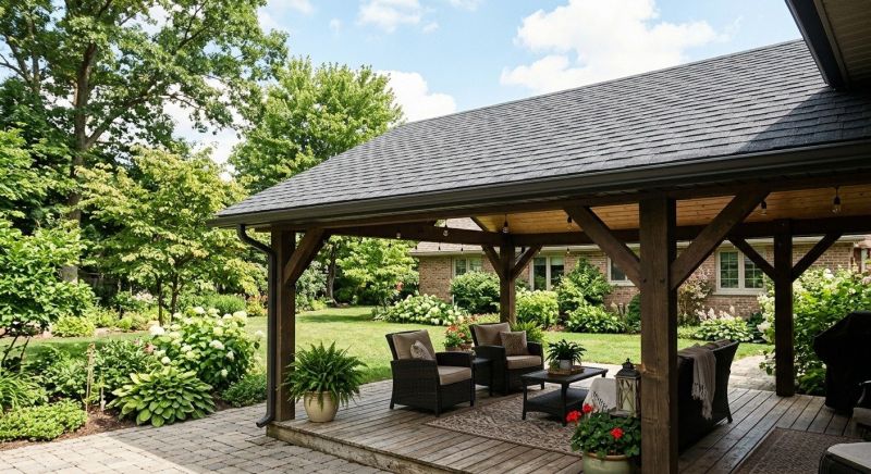 Porch Roof Framing in Kansas City, KS