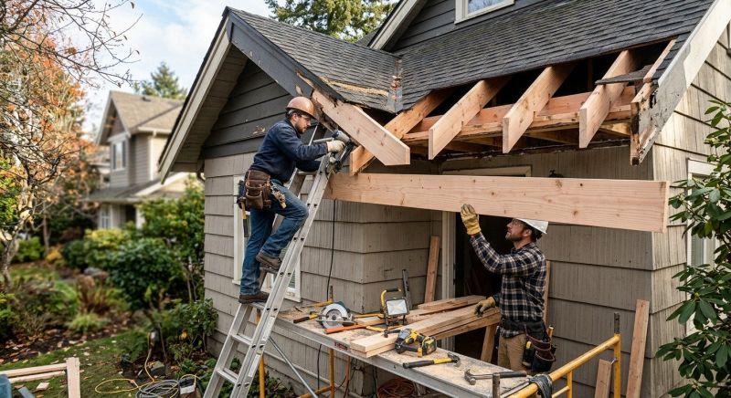 Roof Beam Repair in Kansas City, KS