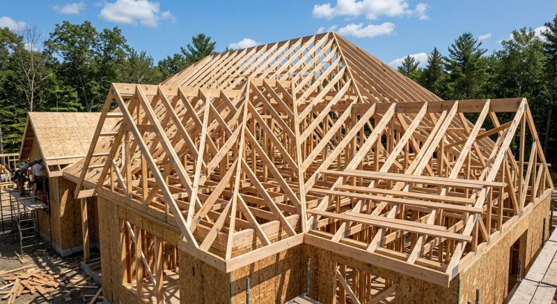 Roof Truss Framing in Conroe, TX