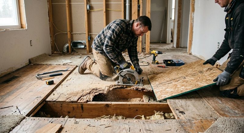 Sagging Floor Repair in Conroe, TX