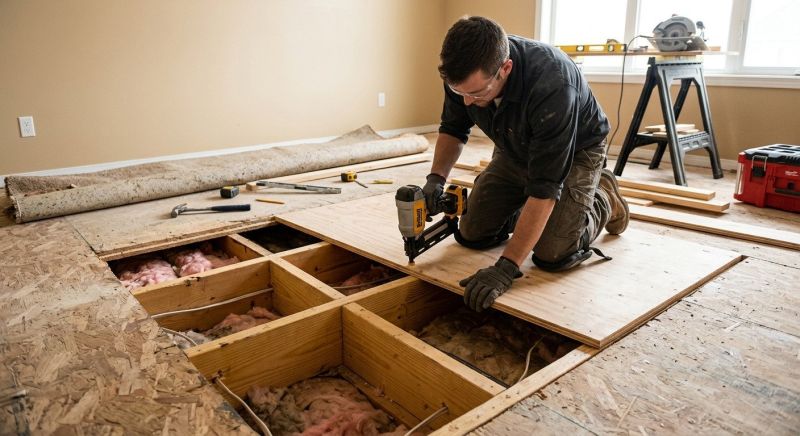Sagging Floor Repair in Kansas City, KS