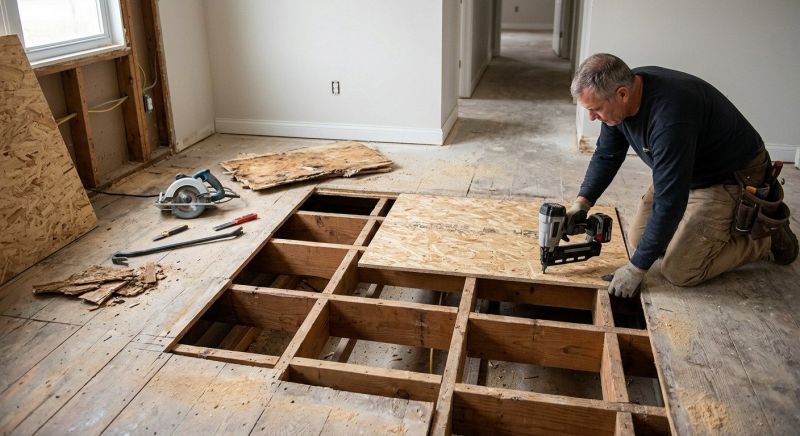 Structural Flooring Repair in Conroe, TX