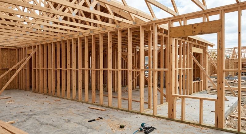 Stud Wall Framing in Conroe, TX