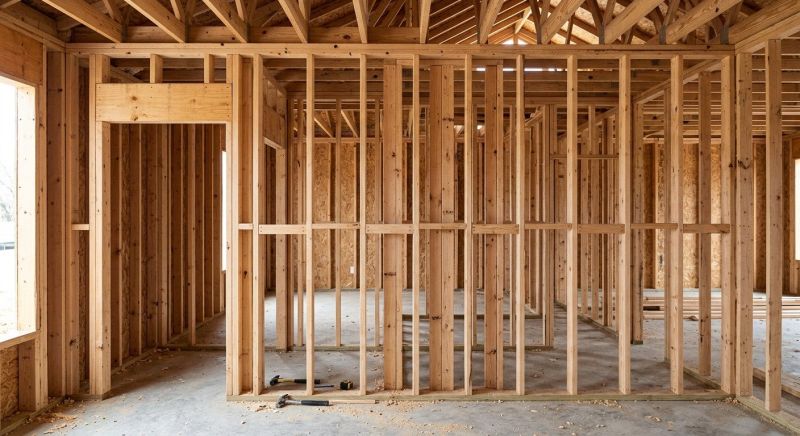 Stud Wall Framing in Wilmington, NC