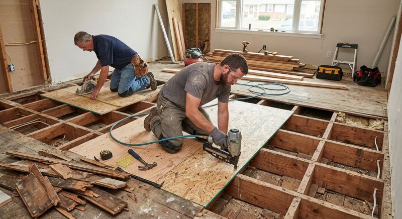 Subfloor Repair in Wilmington, NC