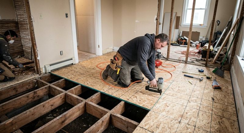 Subfloor Replacement in Kansas City, KS