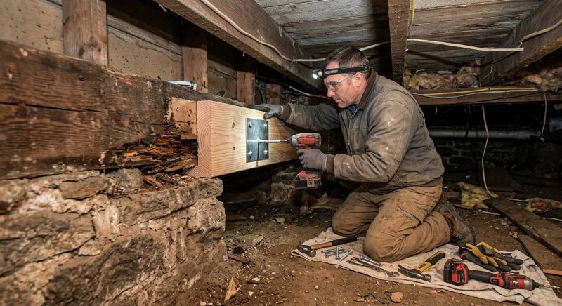 Support Beam Repair in Wilmington, NC