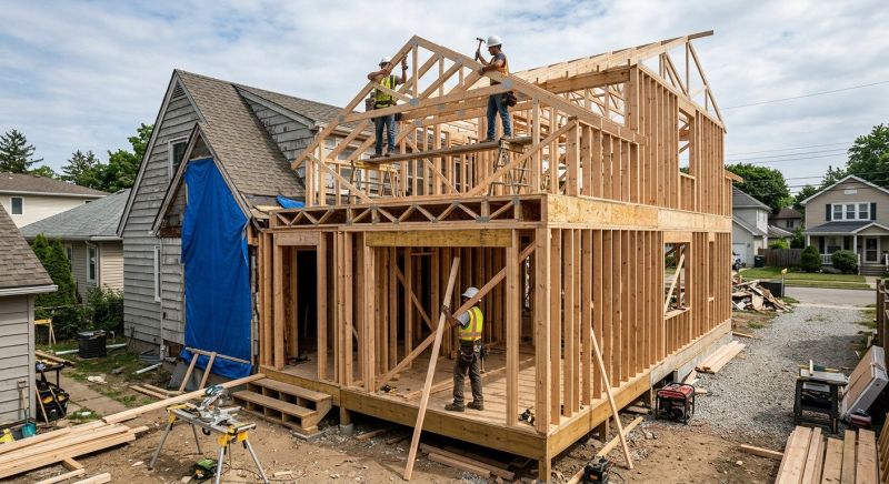 Timber Stud Framing in Kansas City, KS