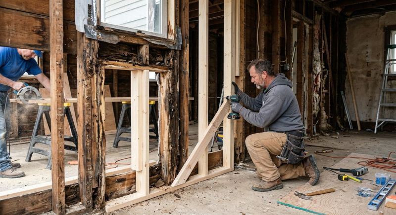 Wood Framing Repair in Kansas City, KS