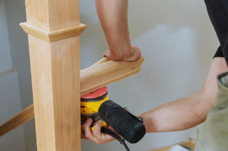 Wooden Banister Installation in Wilmington, NC